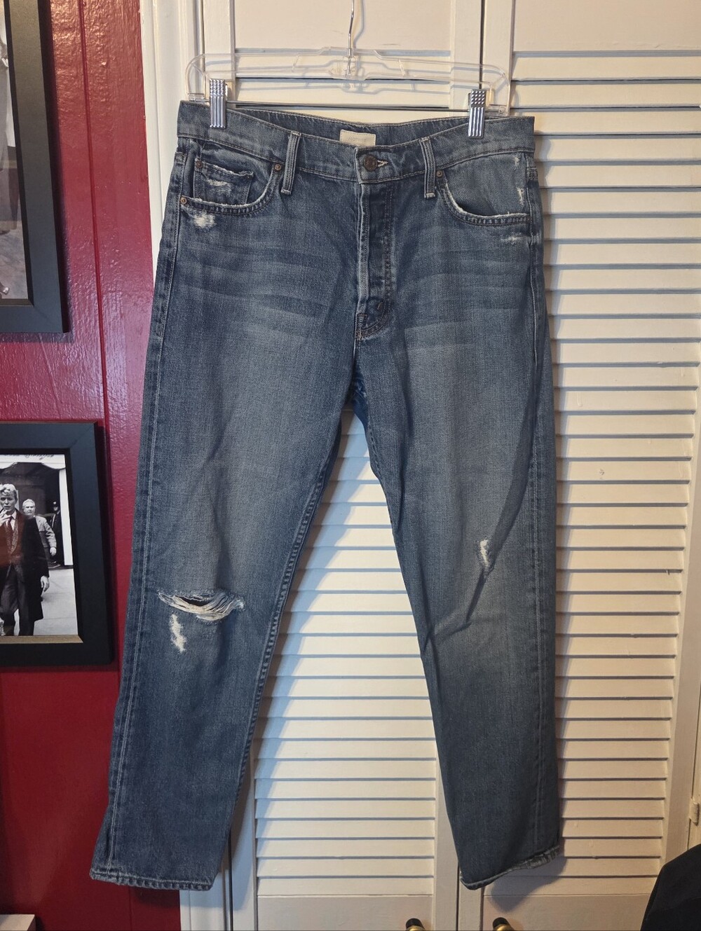 MINT CONDITION!! MOTHER Denim The Cheeky in Twice As Nice SZ 28 - Picture 3 of 13